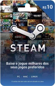 Cartão Steam | Zero 3 Games